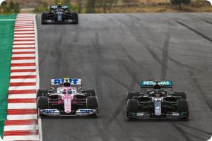 Lance Stroll, Lewis Hamilton