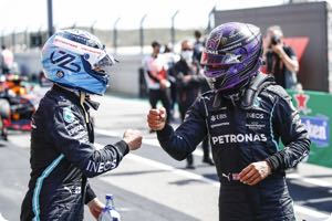 Valtteri Bottas, Lewis Hamilton