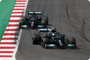 Valtteri Bottas, Lewis Hamilton
