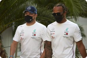 Valtteri Bottas, Lewis Hamilton