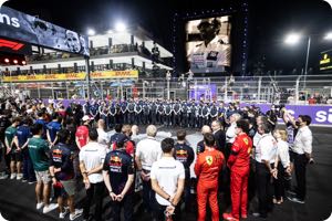 Frank Williams moment of silence