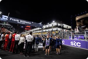 Frank Williams moment of silence