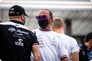 Valtteri Bottas, Lewis Hamilton