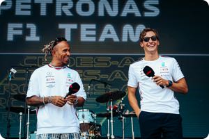 Lewis Hamilton, George Russell