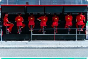 Ferrari team