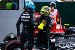 George Russell, Lewis Hamilton