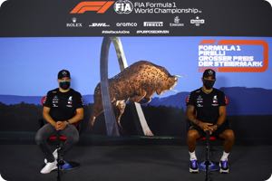 Valtteri Bottas, Lewis Hamilton