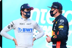 Lance Stroll, Max Verstappen