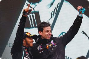 Lewis Hamilton, Toto Wolff