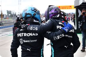 Valtteri Bottas, Lewis Hamilton