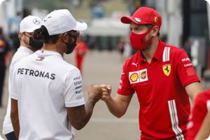 Lewis Hamilton. Sebastian Vettel