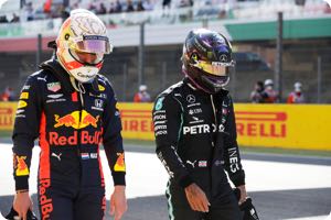 Max Verstappen, Lewis Hamilton