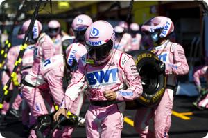 Racing Point-Mercedes team