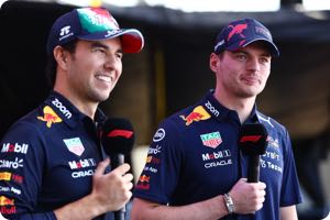 Sergio Perez, Max Verstappen
