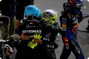 George Russell, Lewis Hamilton