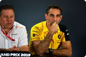 Zak Brown, Cyril Abiteboul