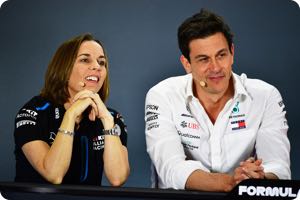 Claire Williams, Toto Wolff