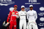 Sebastian Vettel, Valtteri Bottas, Lewis Hamilton