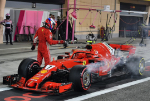 Kimi Raikkonen pitstop