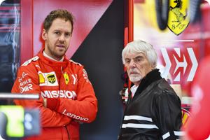 Sebastian Vettel, Bernie Ecclestone
