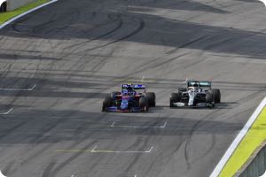 Pierre Gasly, Lewis Hamilton