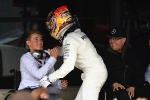 Billy Monger, Lewis Hamilton