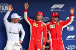 Valtteri Bottas, Sebastian Vettel, Kimi Raikkonen