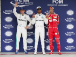 Valtteri Bottas, Lewis Hamilton, Sebastian Vettel