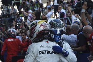 Valtteri Bottas, Lewis Hamilton