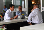 Toto Wolff, Chase Carey, Ross Brawn
