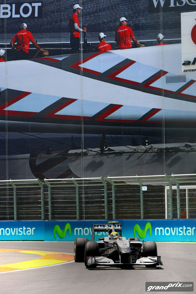 Practice 1 Report - Rosberg Fastest in Valencia first session