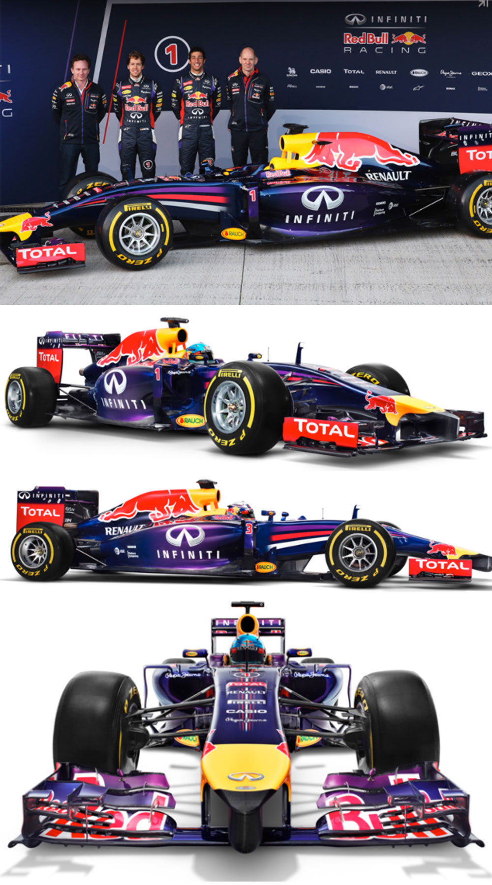Red Bull unveils RB10 chassis