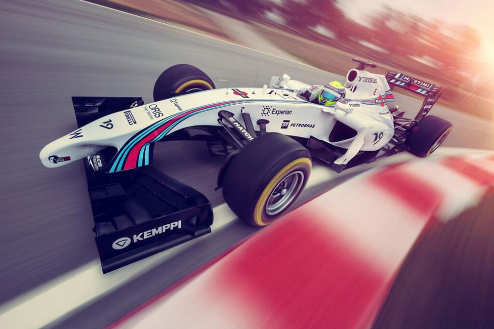 Williams reveals livery, 