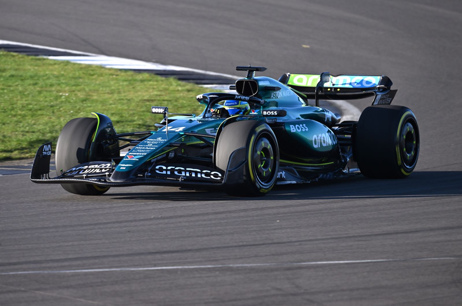 Alonso fires up Mercedes rumours at Aston Martin launch