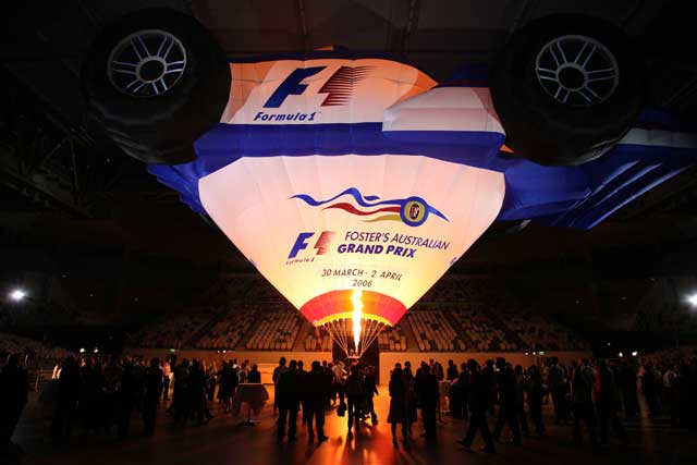 The balloon goes up in Melbourne