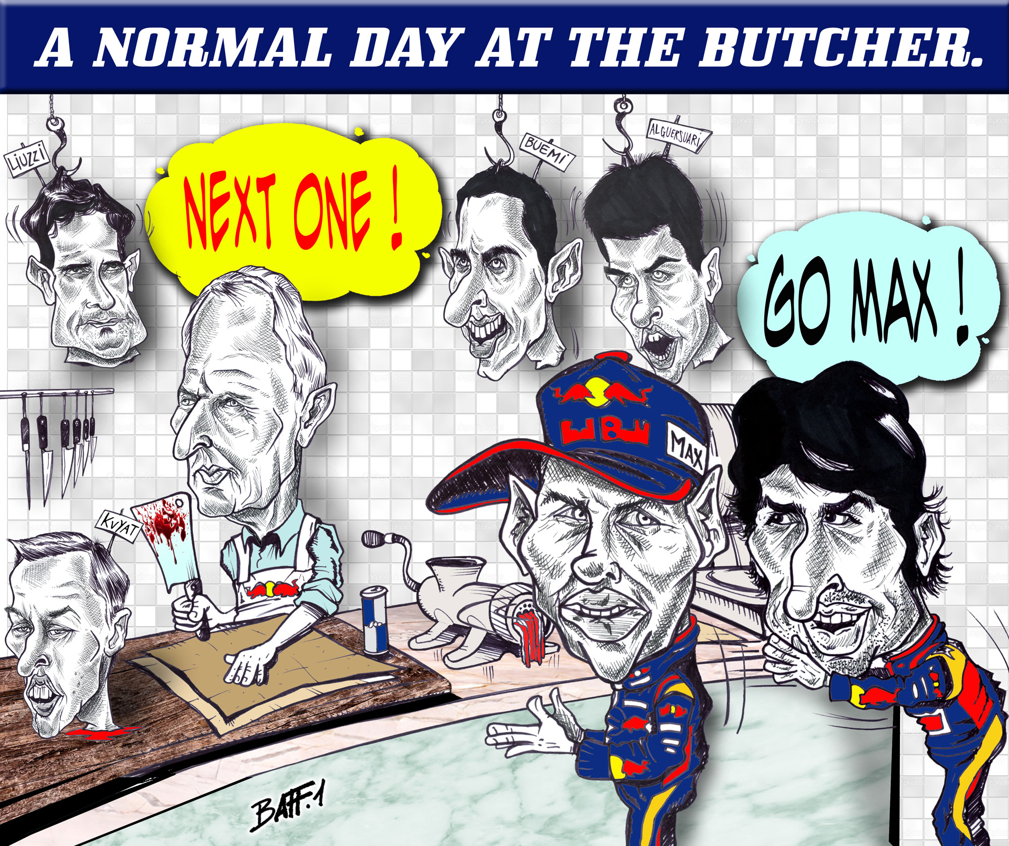 A normal day at the butcher