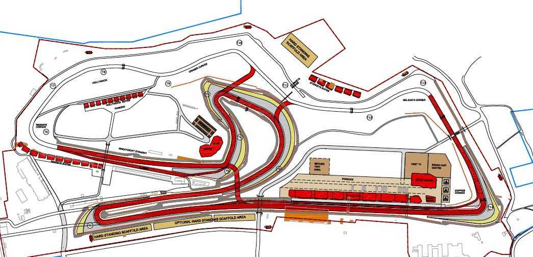 The revamped Donington Park