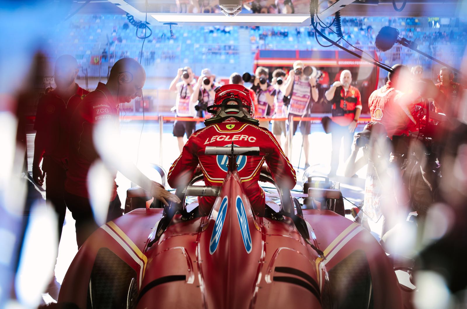 Blue livery and logo for Ferrari in 100m F1 deal