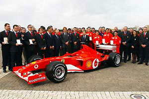 Ferrari honored by Italy