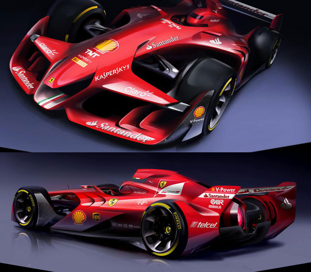 Ferrari reveals vision of F1 future