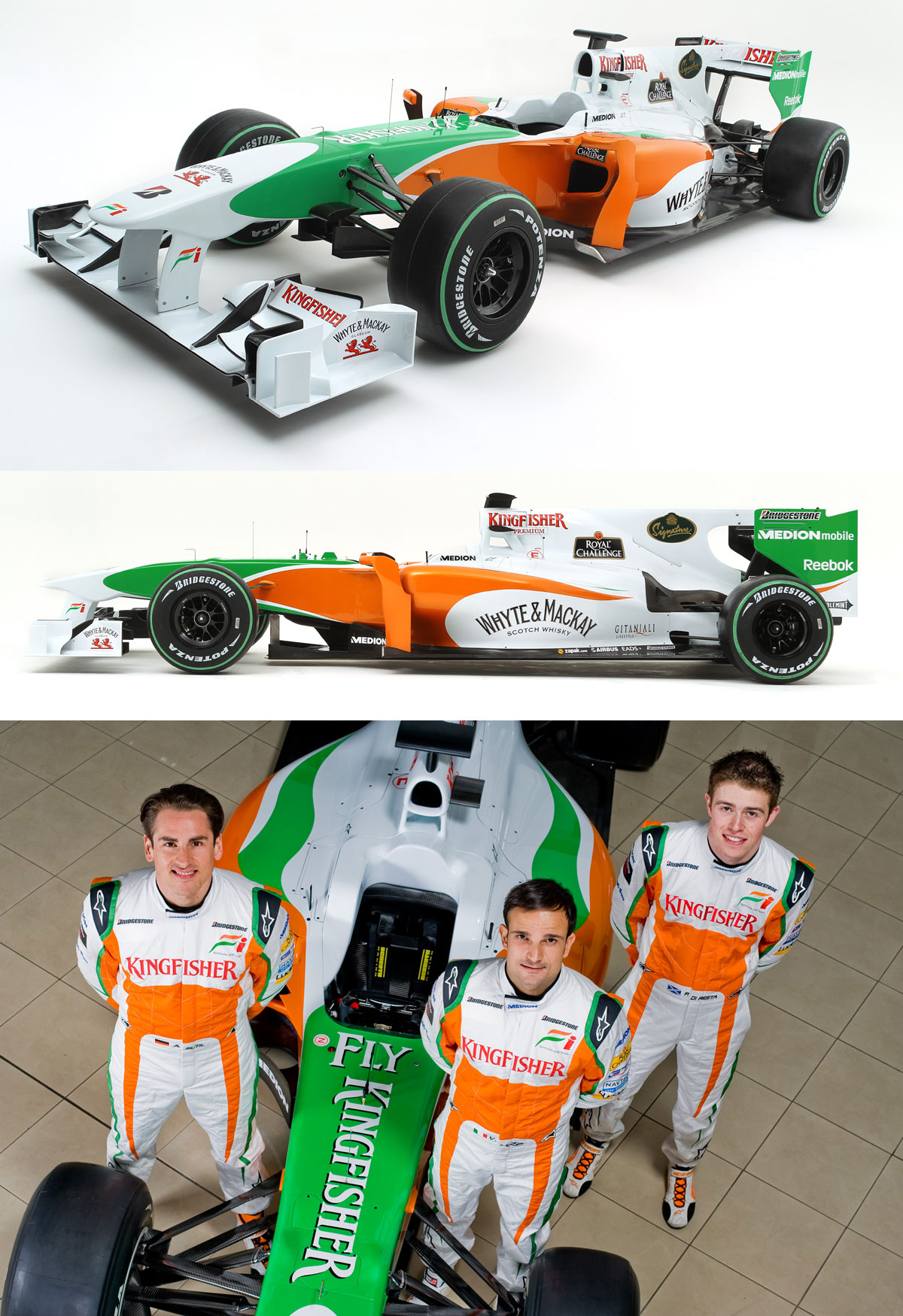 Force India unveils VJM03 chassis