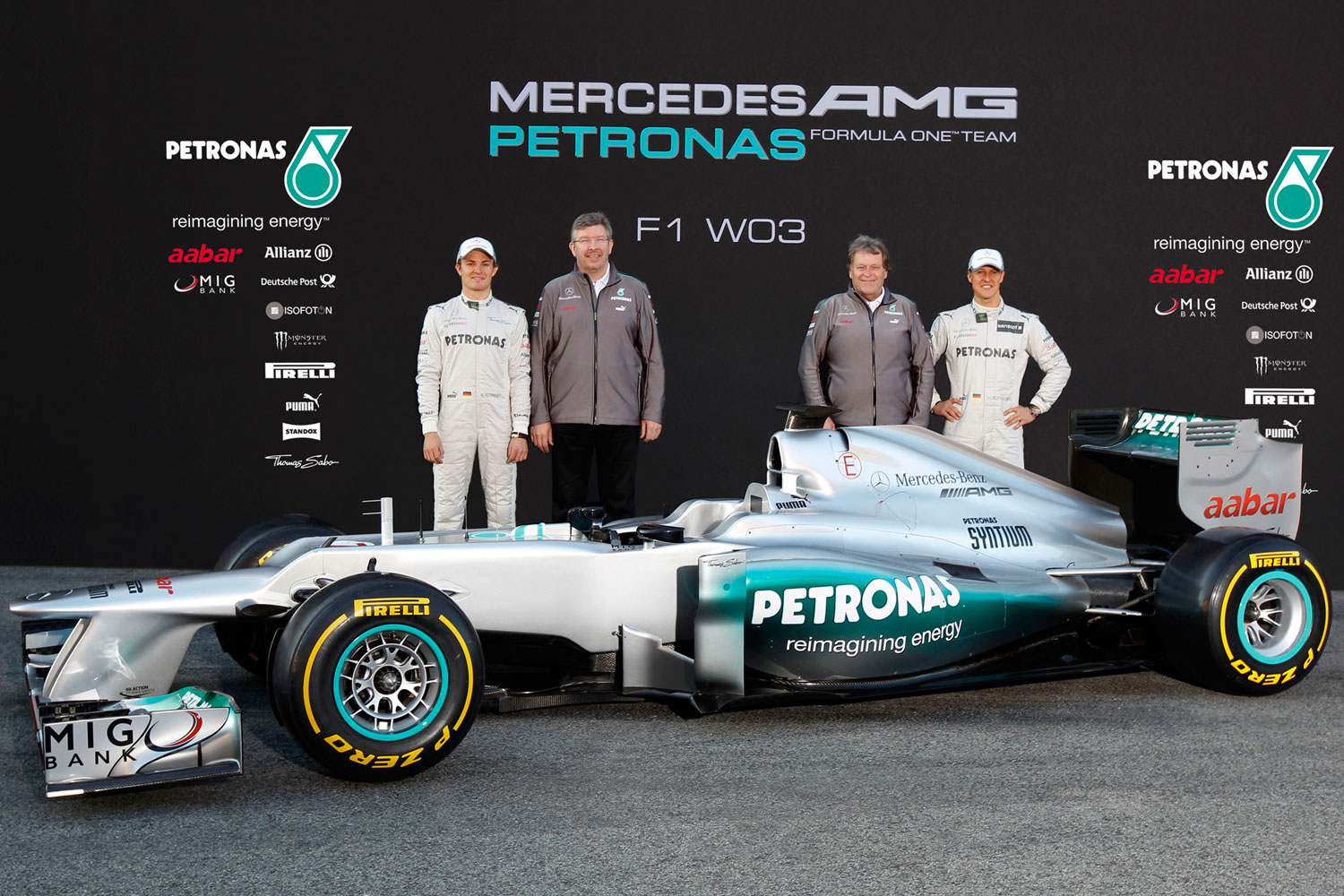 Mercedes launches W03 at Barcelona