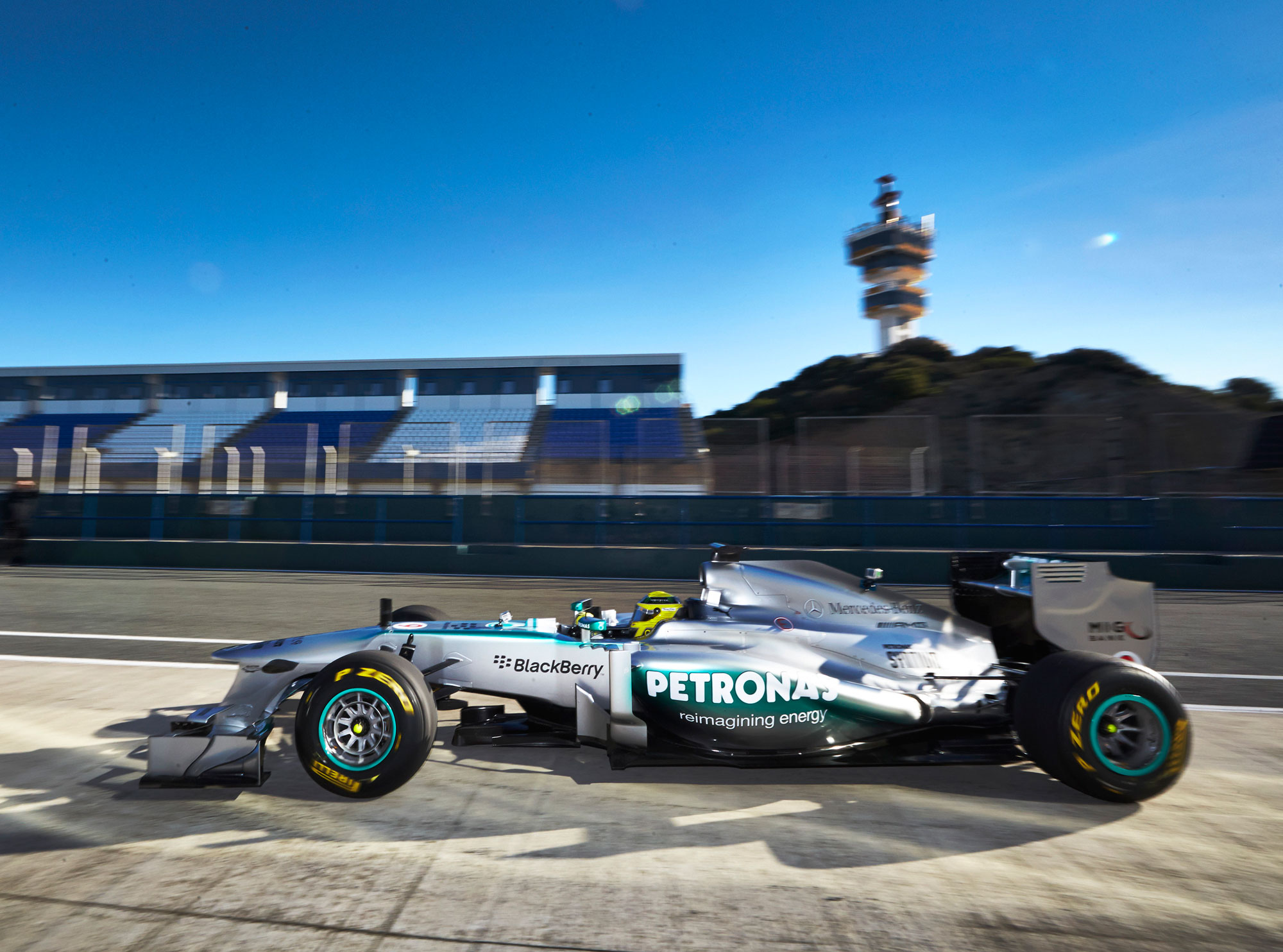 Mercedes launches new chassis at Jerez
