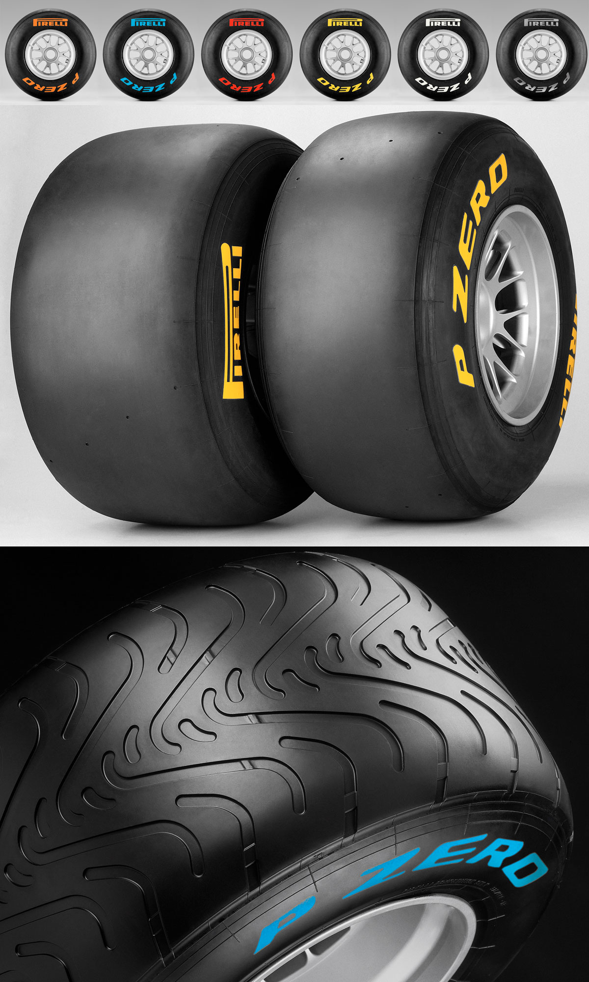 Pirelli unveils it's colours