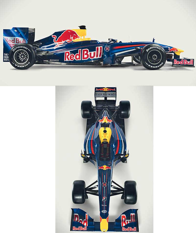 The new Red Bull RB5 is unveiled
