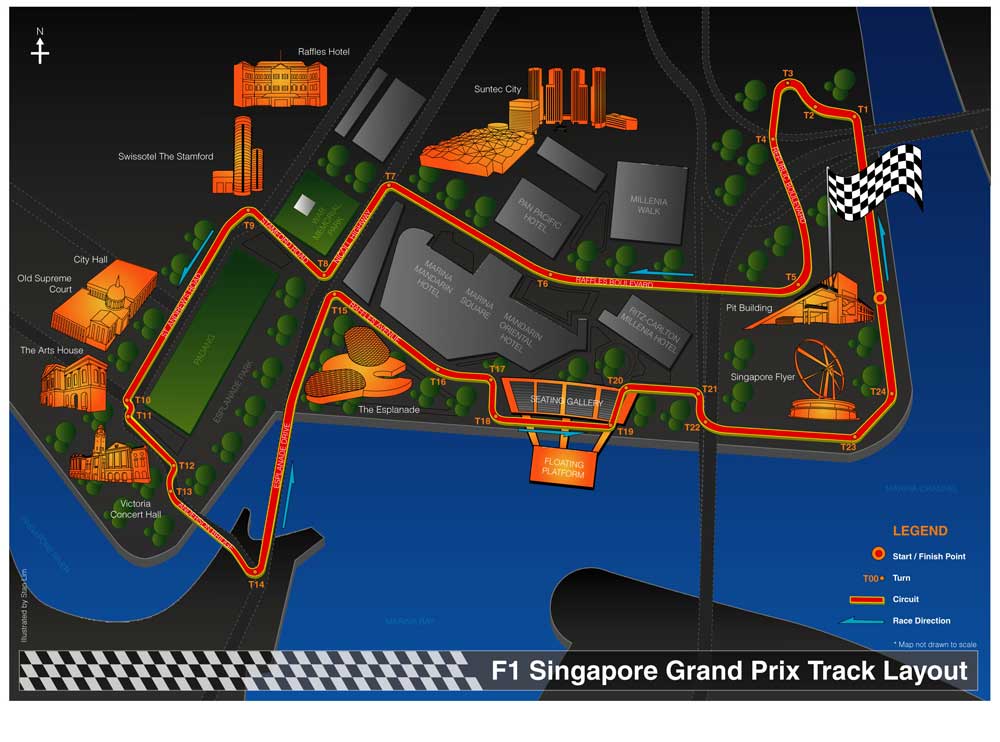 Singapore decides on its track design