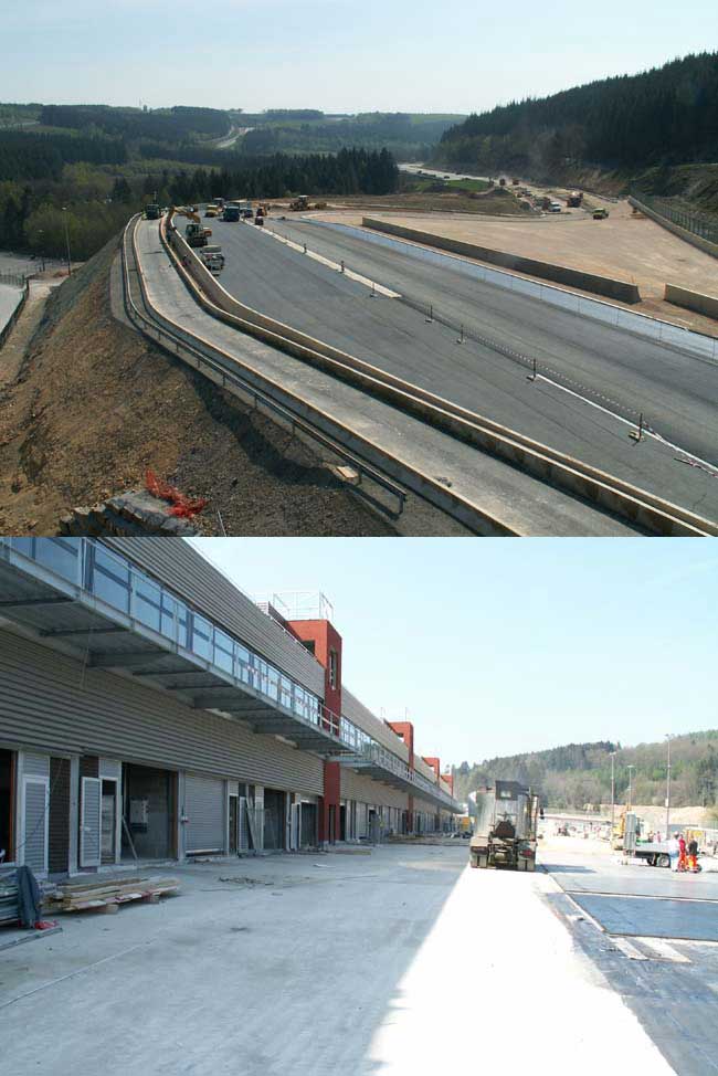 Work pushes on at Spa