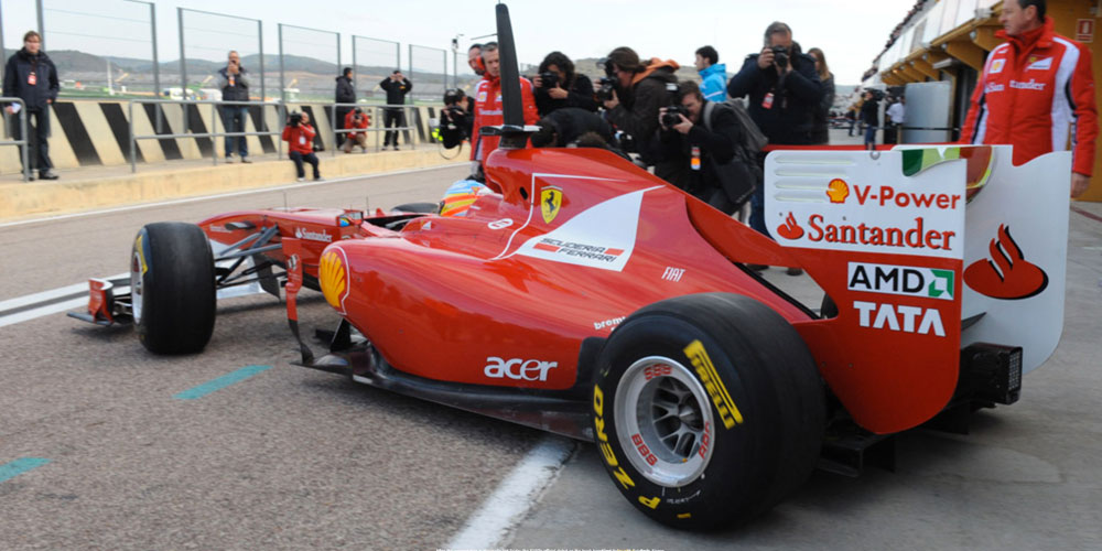 Fernando Alonso on the new Ferrari F150