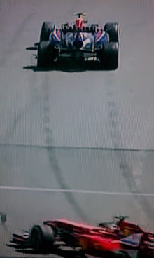 Photo shows apparent Red Bull traction control