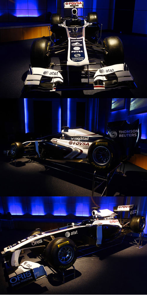 Williams unveils livery